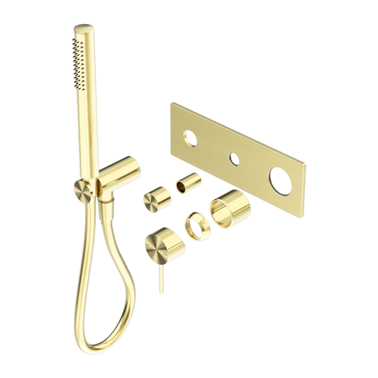 MECCA SHOWER MIXER DIVERTOR SYSTEM TRIM KITS ONLY BRUSHED GOLD
