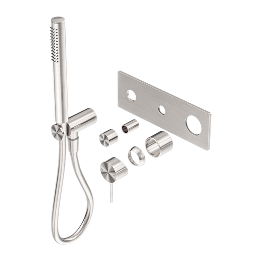 MECCA SHOWER MIXER DIVERTOR SYSTEM TRIM KITS ONLY BRUSHED NICKEL