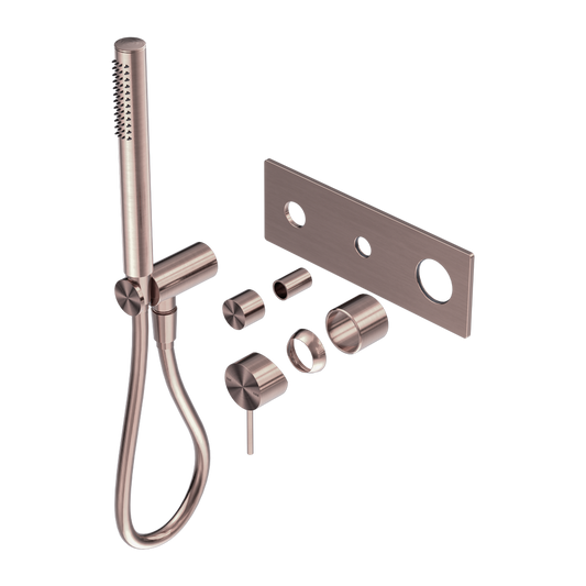 MECCA SHOWER MIXER DIVERTOR SYSTEM TRIM KITS ONLY BRUSHED BRONZE