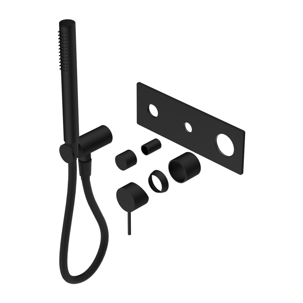 MECCA SHOWER MIXER DIVERTOR SYSTEM TRIM KITS ONLY MATTE BLACK