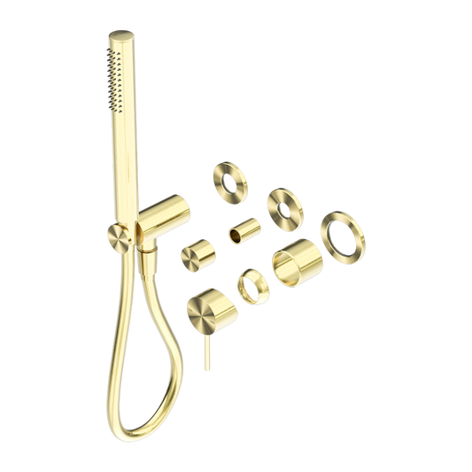 MECCA SHOWER MIXER DIVERTOR SYSTEM SEPARATE BACK PLATE TRIM KITS ONLY BRUSHED GOLD
