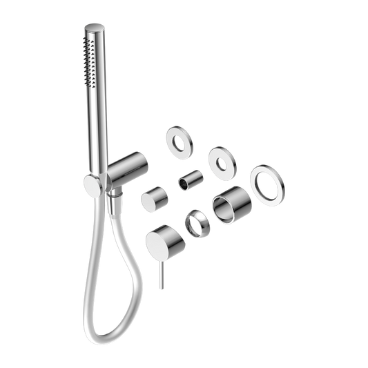 MECCA SHOWER MIXER DIVERTOR SYSTEM SEPARATE BACK PLATE TRIM KITS ONLY CHROME