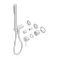 MECCA SHOWER MIXER DIVERTOR SYSTEM SEPARATE BACK PLATE TRIM KITS ONLY MATTE WHITE