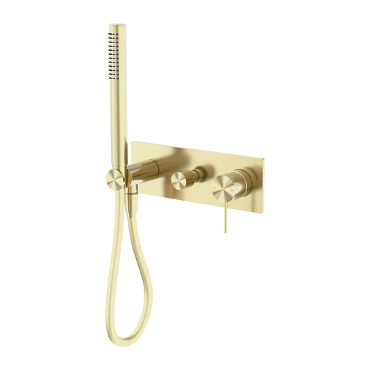 MECCA SHOWER MIXER DIVERTOR SYSTEM BRUSHED GOLD