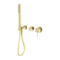 MECCA SHOWER MIXER DIVERTOR SYSTEM SEPARATE BACK PLATE BRUSHED GOLD