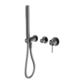 MECCA SHOWER MIXER DIVERTOR SYSTEM SEPARATE BACK PLATE GUN METAL