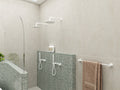 MECCA SHOWER MIXER DIVERTOR SYSTEM SEPARATE BACK PLATE MATTE WHITE