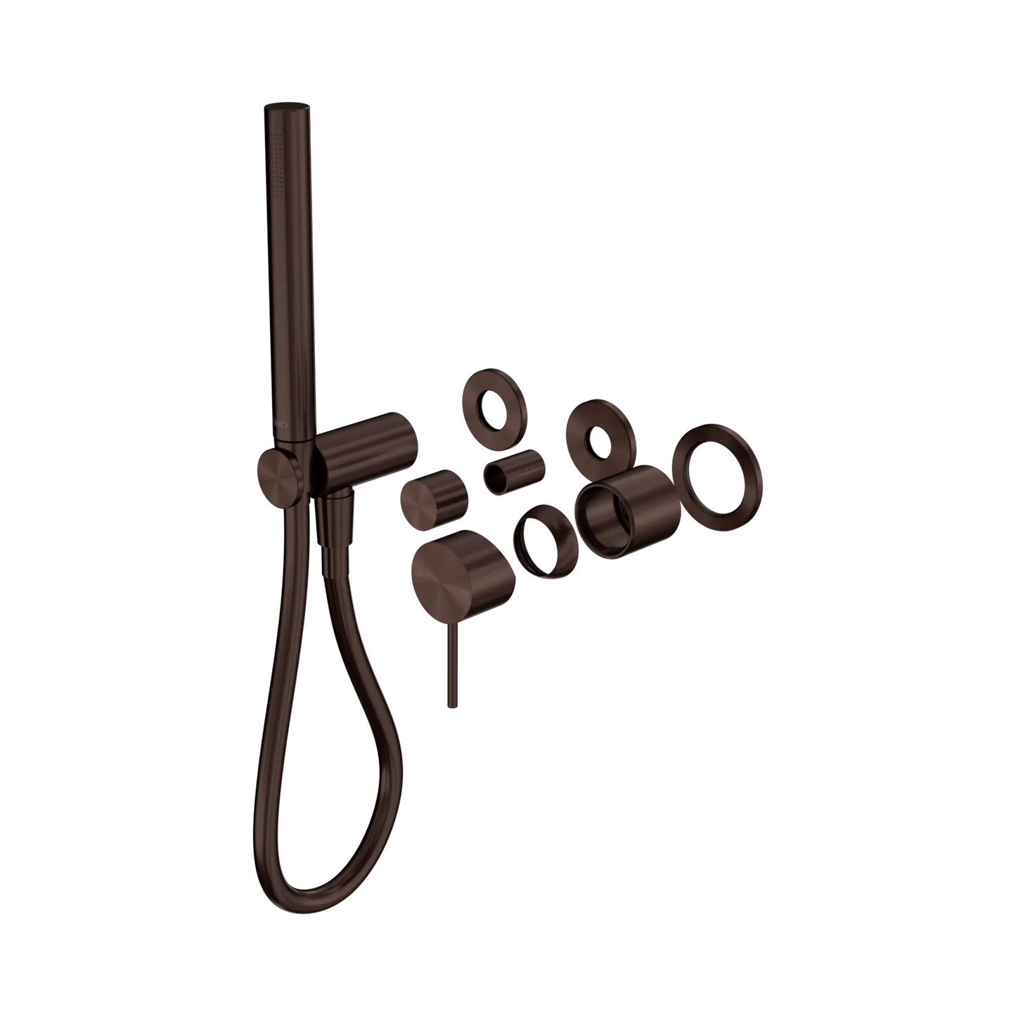 Mecca Shower Mixer Diverter System Separate Back Plate II Trim Kit Only Rome Bronze
