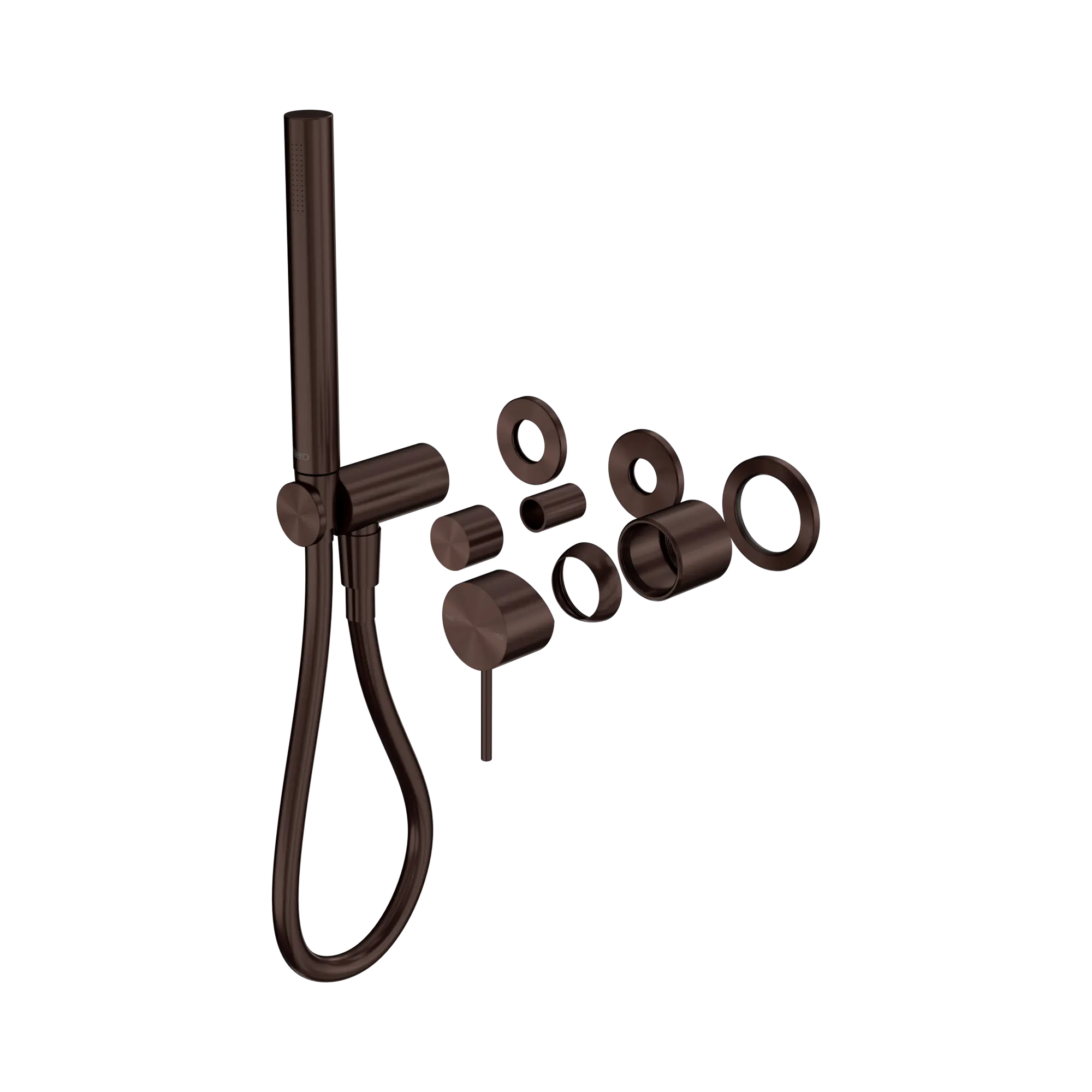 Mecca Shower Mixer Diverter System Separate Back Plate II Trim Kit Only Rome Bronze