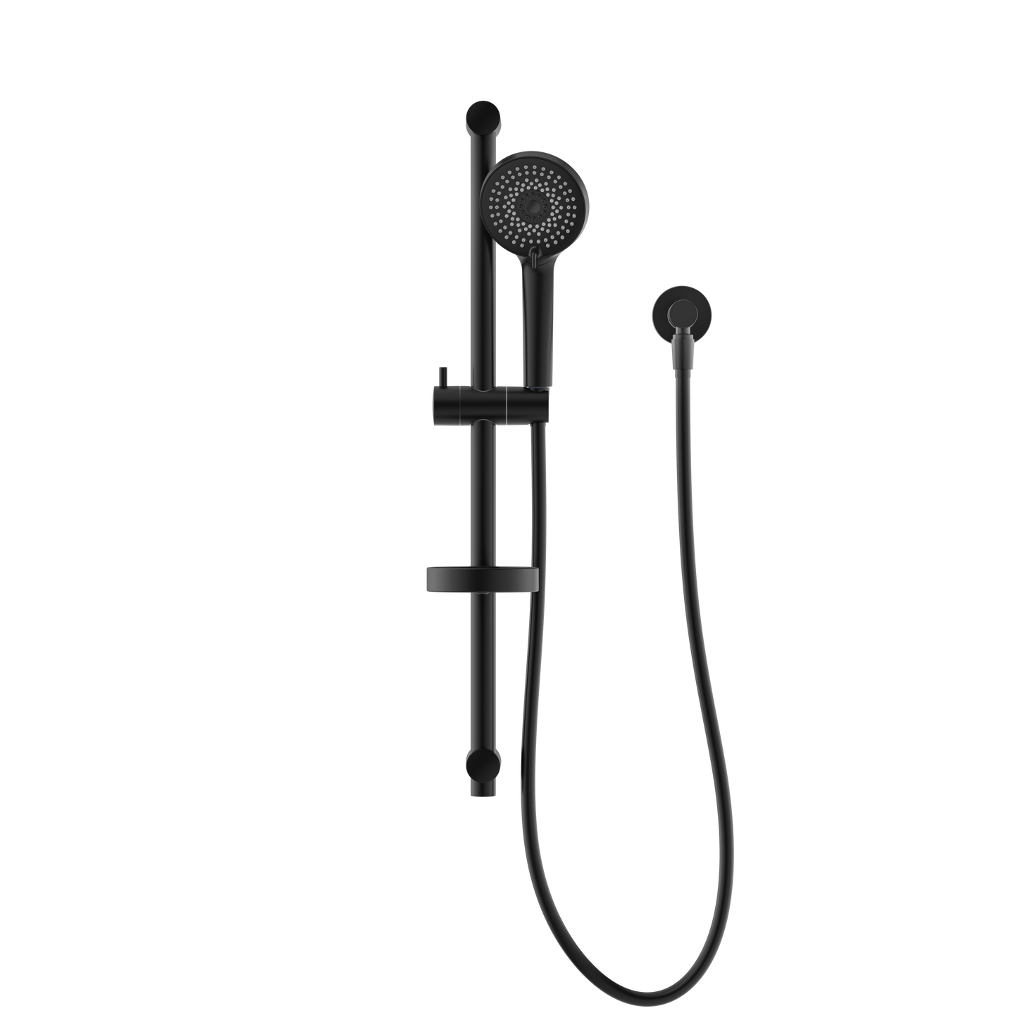 BUILDER PROJECT SHOWER RAIL MATTE BLACK