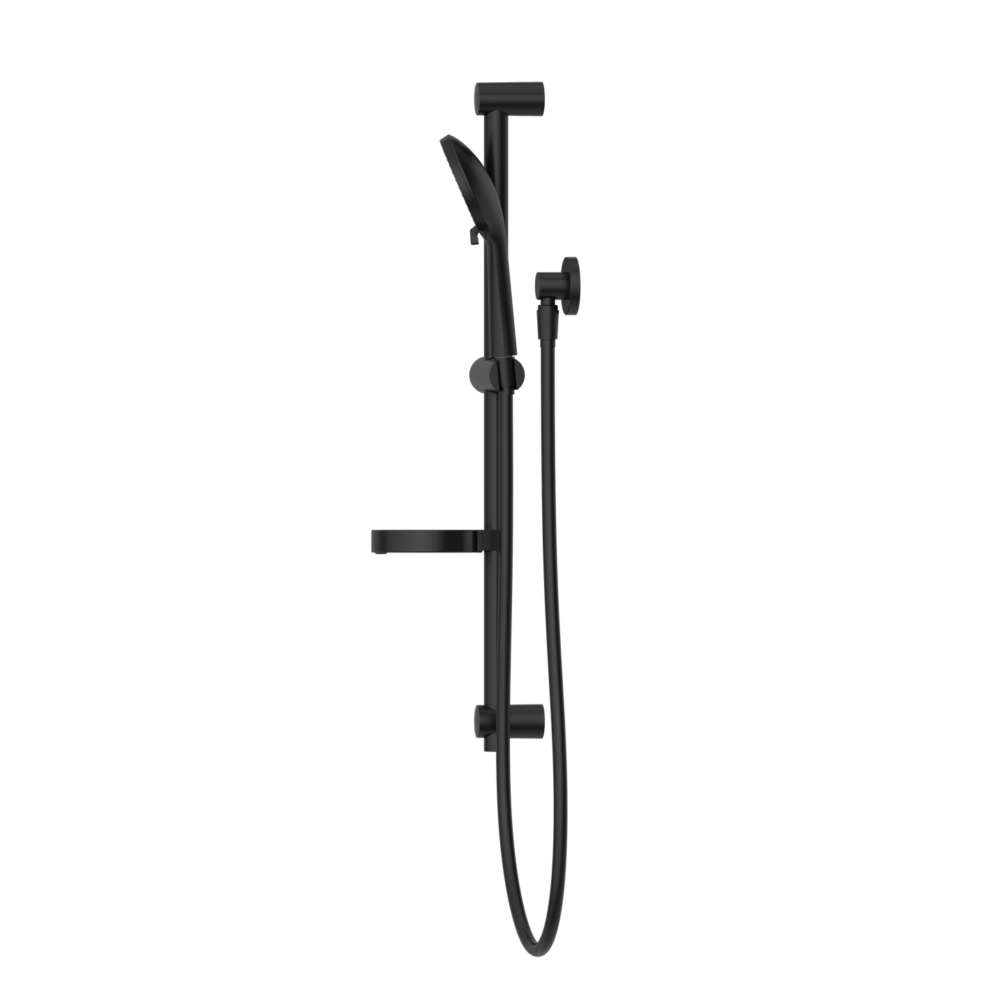 BUILDER PROJECT SHOWER RAIL MATTE BLACK