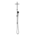 ROUND PROJECT TWIN SHOWER GUN METAL