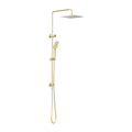 SQUARE PROJECT TWIN SHOWER BRUSHED GOLD