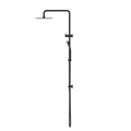 SQUARE PROJECT TWIN SHOWER MATTE BLACK