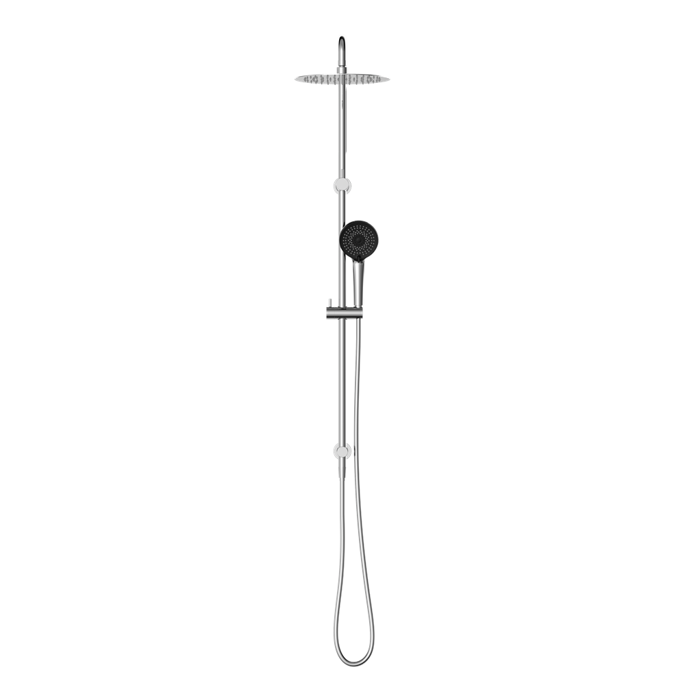 ROUND PROJECT TWIN SHOWER 4 STAR RATING CHROME