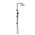 ROUND PROJECT TWIN SHOWER 4 STAR RATING MATTE BLACK