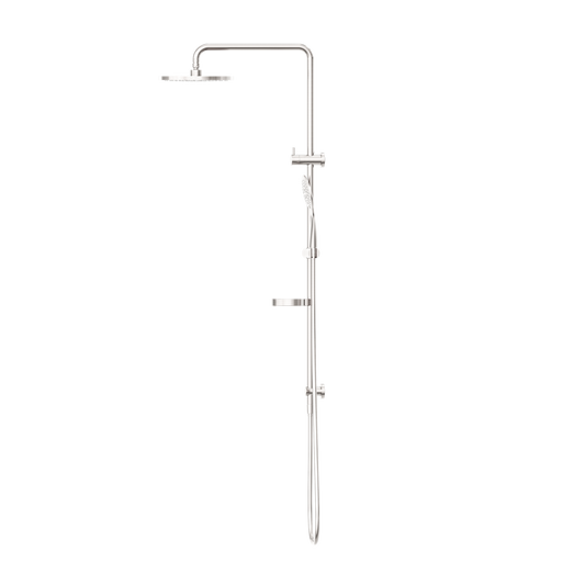 BUILDER PROJECT TWIN SHOWER BRUSHED NICKEL