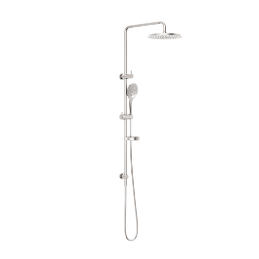 BUILDER PROJECT TWIN SHOWER BRUSHED NICKEL