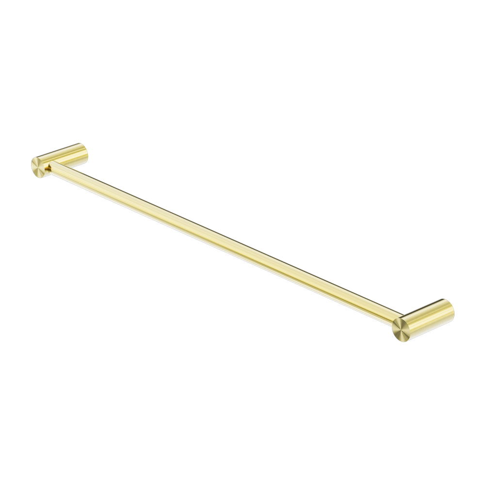 NEW MECCA SINGLE TOWEL RAIL 600/800MM BRUSHED GOLD