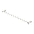 NEW MECCA SINGLE TOWEL RAIL 600/800MM BRUSHED NICKEL