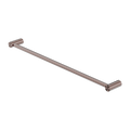 NEW MECCA SINGLE TOWEL RAIL 600/800MM BRUSHED BRONZE