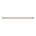 NEW MECCA SINGLE TOWEL RAIL 600/800MM BRUSHED BRONZE