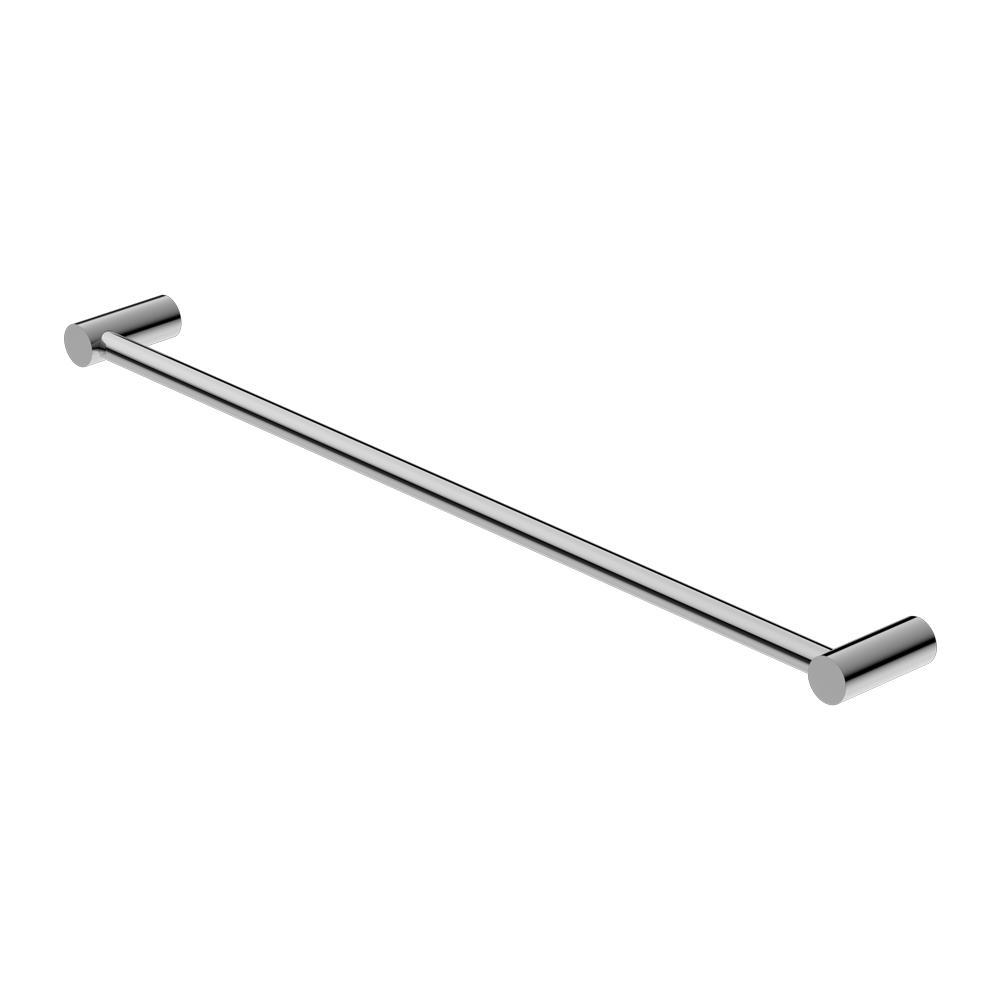 NEW MECCA SINGLE TOWEL RAIL 600/800MM CHROME
