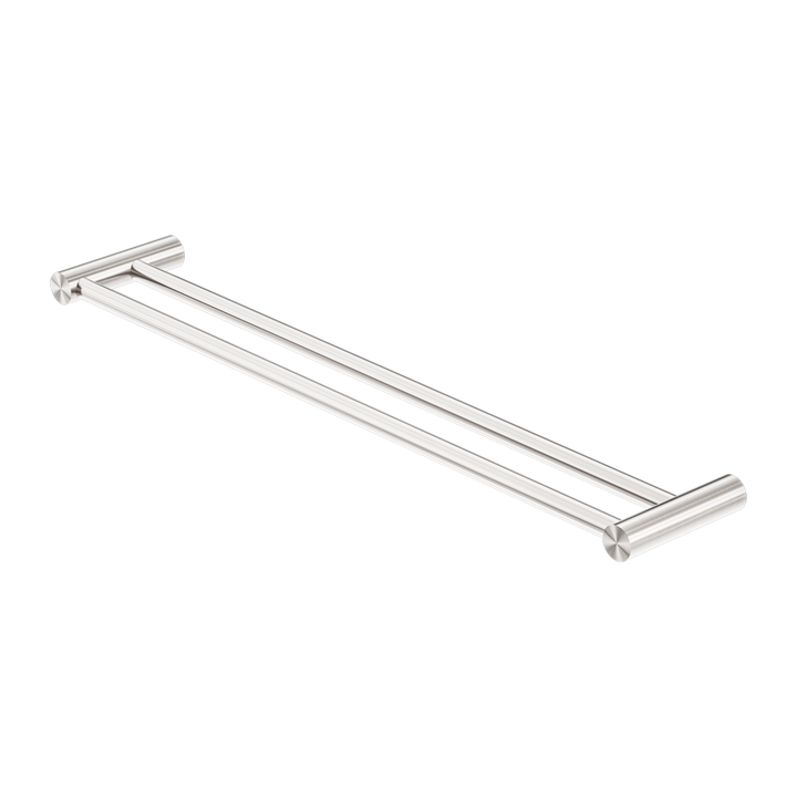 New Mecca Double Towel Rail 600/800MM Brushed Nickel