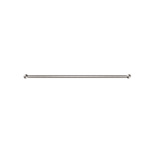 NEW MECCA DOUBLE TOWEL RAIL 600/800MM BRUSHED NICKEL