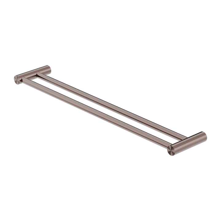 New Mecca Double Towel Rail 600/800MM Brushed Bronze