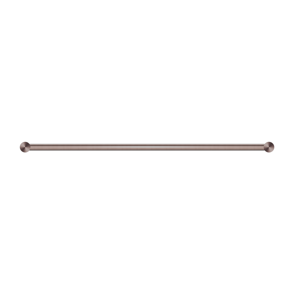 NEW MECCA DOUBLE TOWEL RAIL 600/800MM BRUSHED BRONZE