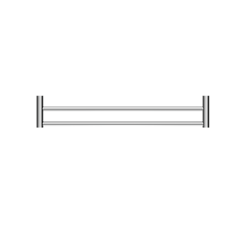 New Mecca Double Towel Rail 600/800MM Chrome
