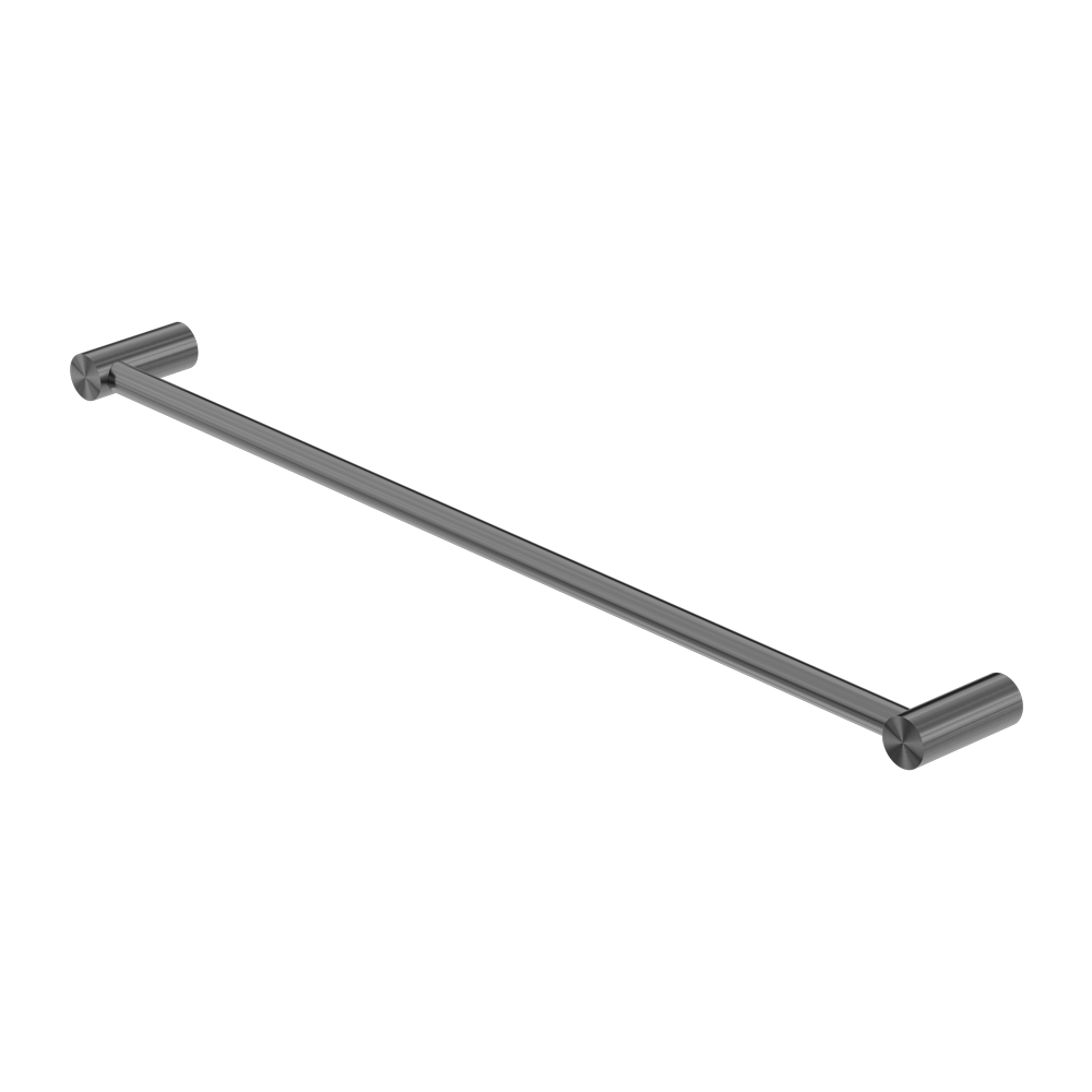NEW MECCA SINGLE TOWEL RAIL 600/800MM GUN METAL