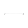NEW MECCA SINGLE TOWEL RAIL 600/800MM GUN METAL