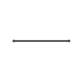 NEW MECCA SINGLE TOWEL RAIL 600/800MM MATTE BLACK