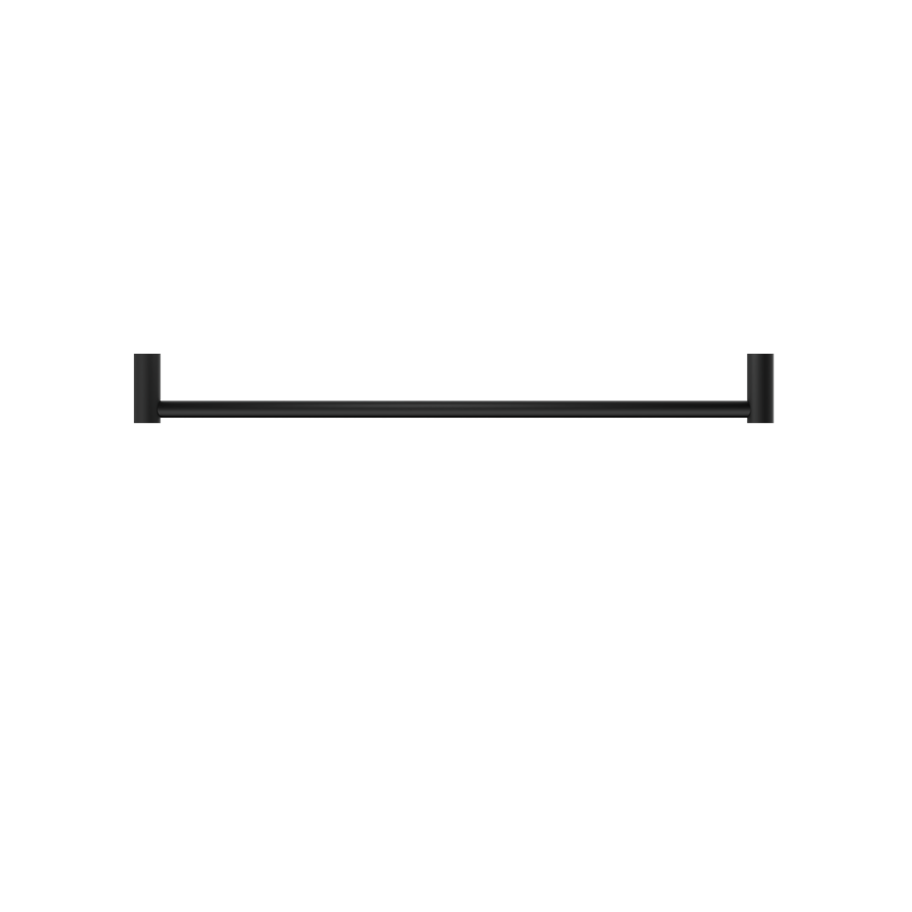 NEW MECCA SINGLE TOWEL RAIL 600/800MM MATTE BLACK