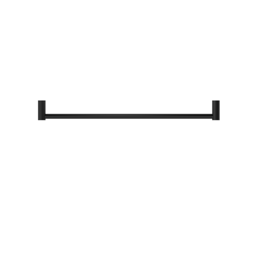 NEW MECCA SINGLE TOWEL RAIL 600/800MM MATTE BLACK