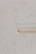 NEW MECCA DOUBLE TOWEL RAIL 600/800MM BRUSHED GOLD