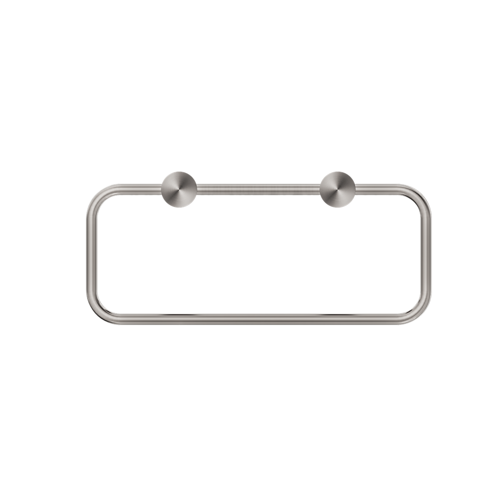 NEW MECCA TOWEL RING BRUSHED NICKEL