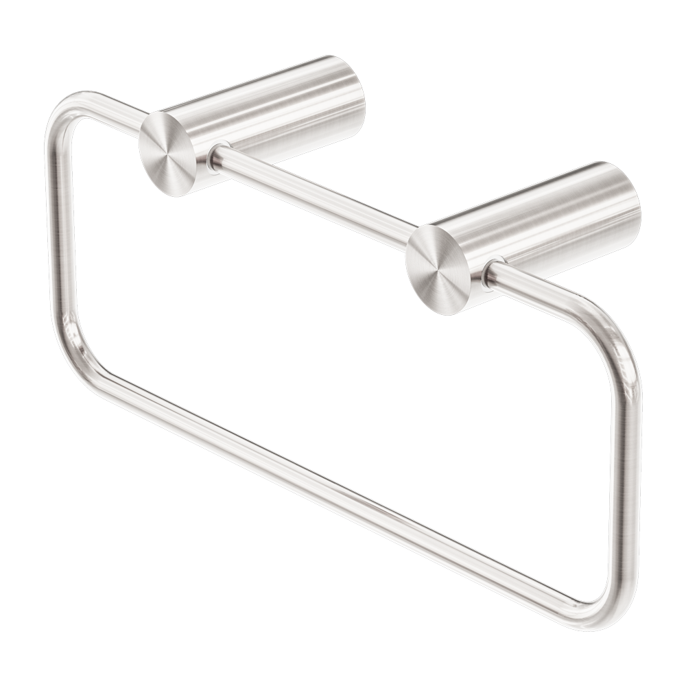 NEW MECCA TOWEL RING BRUSHED NICKEL