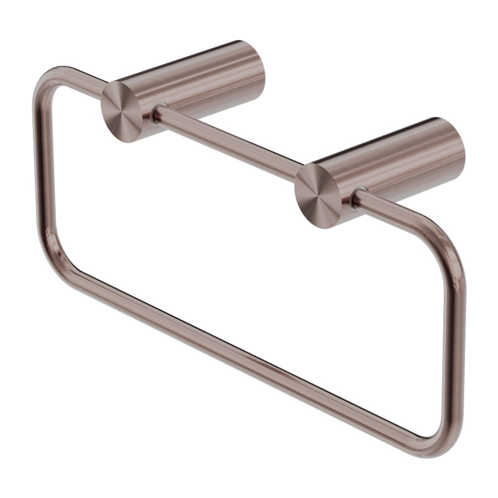 NEW MECCA TOWEL RING BRUSHED BRONZE