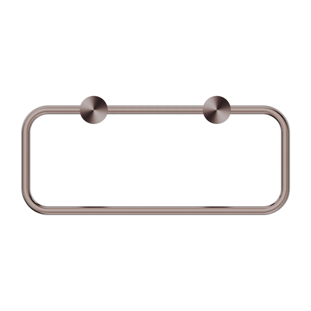 NEW MECCA TOWEL RING BRUSHED BRONZE