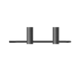 NEW MECCA HAND TOWEL RAIL GUN METAL