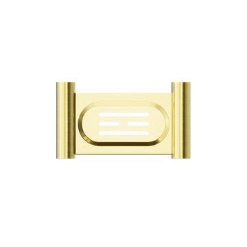 New Mecca Soap Dish Holder Brushed Gold — Gold & Brass, Soap Dishes & Dispensers
