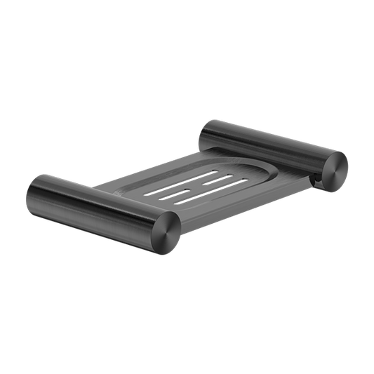 NEW MECCA SOAP DISH HOLDER GUN METAL