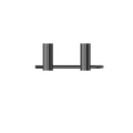 NEW MECCA TOILET ROLL HOLDER GUN METAL