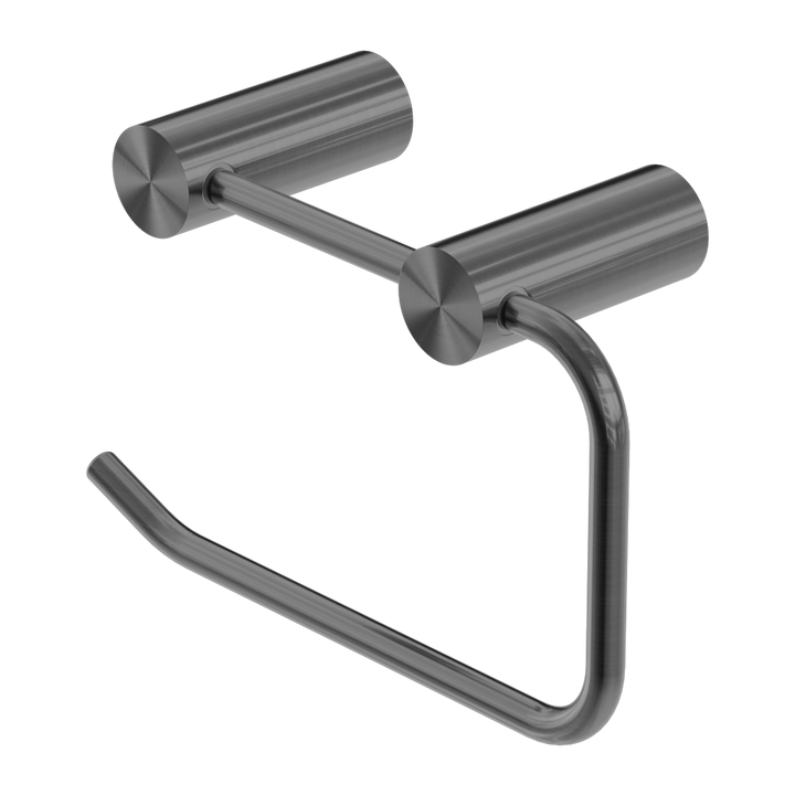 New Mecca Toilet Roll Holder Gun Metal — Gunmetal, Toilet Roll & Brush Holders