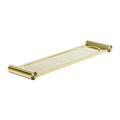 NEW MECCA METAL SHOWER SHELF BRUSHED GOLD