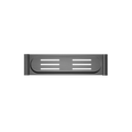 NEW MECCA METAL SHOWER SHELF GUN METAL