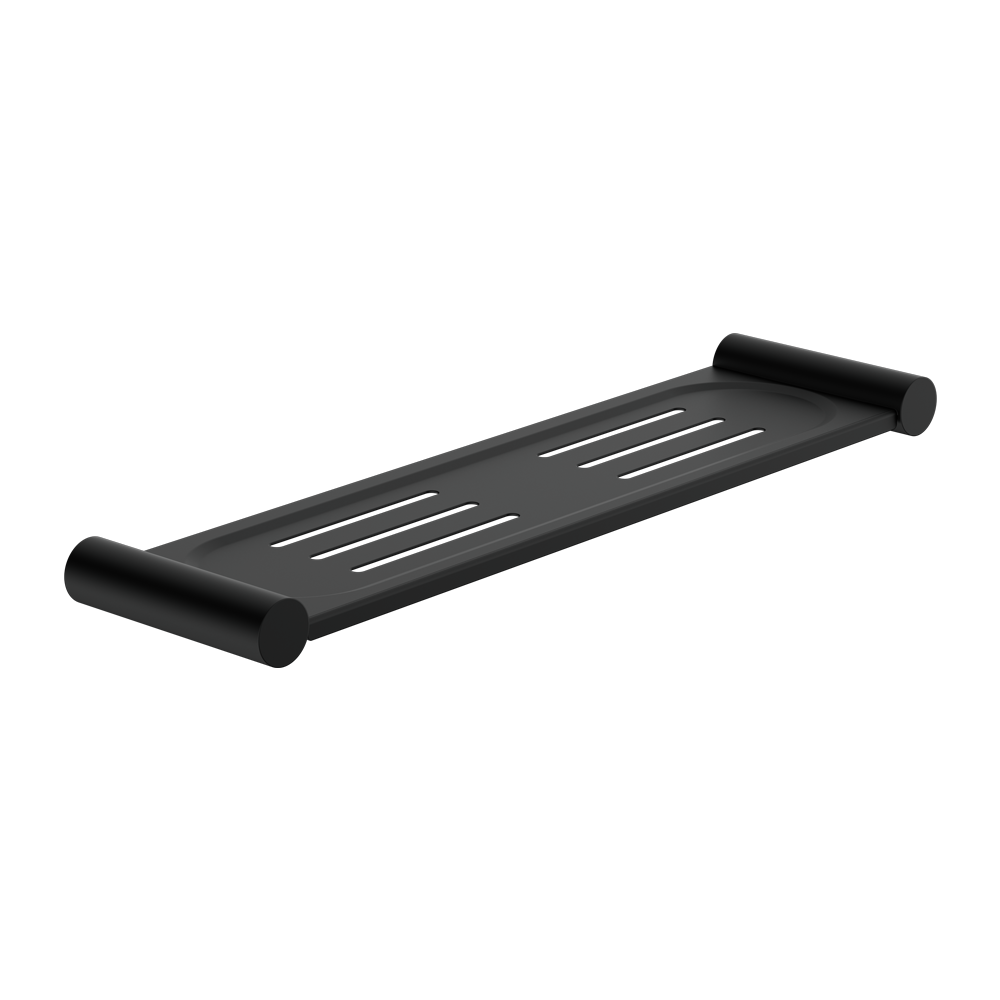 NEW MECCA METAL SHOWER SHELF MATTE BLACK